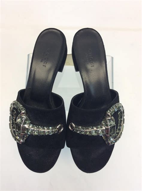 gucci slides with rhinestones|Gucci slides expensive.